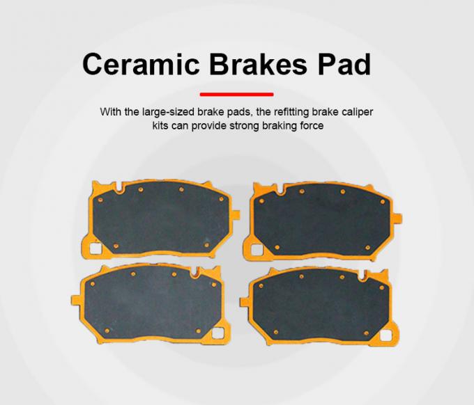 18Z 6 Pistons Car Brake Calipers Use Pillar Calipers And Composite