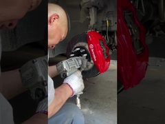 Buick GL8 Install F50 4 Big Piston Caliper kits