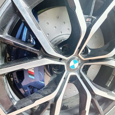 4 Piston BMW 3 Series Brake Calipers R18 Inch Wheels With 348MM Discs