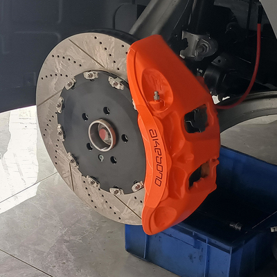 Zeekr 001 Upgrade Akebono 9N Car Brake Calipers Kits Orange Color