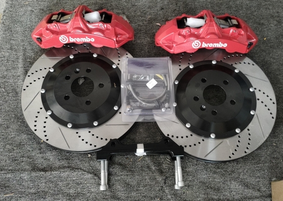 Red Car Brake Caliper Kits With 380MM Discs Fit For Audi A4B9 R19 Brembo GT6