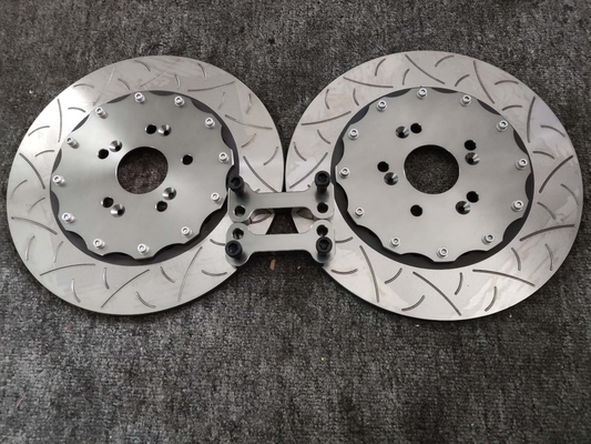 Rear Side Fitting Car Brake Rotors Bolt on Installation Standard Size Lightweight