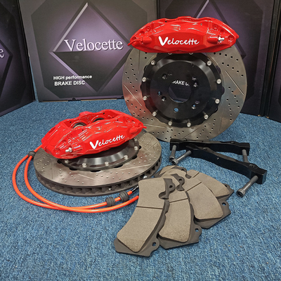 Two Piece Forged Auto Brake Calipers Aluminum Alloy 4 Pot F50
