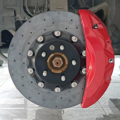 Carbon Ceramic Brake Disc High Performance Calliper On Car