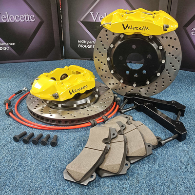 Aluminum Alloy GT4 4 Pot Automotive Caliper 345mm 355mm 370mm