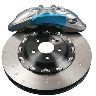 380x34mm 6 Piston Auto Brake Calipers Lightweight Aluminum Bells