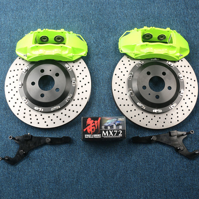 355mm 380mm 405mm 4 Pot Brake Calipers Aluminum Alloy