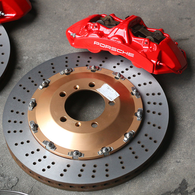 Porsche Car Brake Calipers Upgrades To GT6 6 POT Red Caliper Improve Stopping Power