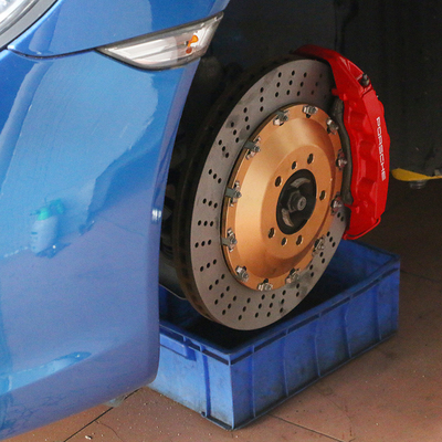 Porsche Car Brake Calipers Upgrades To GT6 6 POT Red Caliper Improve Stopping Power