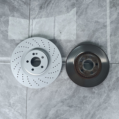 Mercedes Benz C200 Car Brake Calipers Upgrade 6 Pot Claipers And 355MM Discs