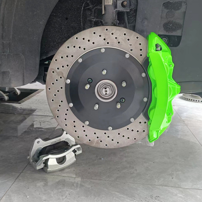 Monoblock Kia K5 Brake Caliper 6 Piston Calipers Green Color