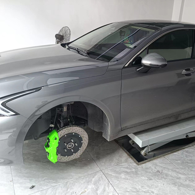 Monoblock Kia K5 Brake Caliper 6 Piston Calipers Green Color