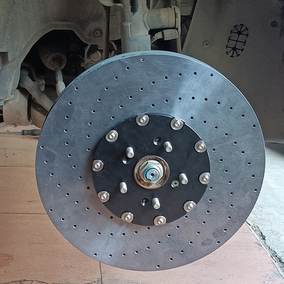 Car Modification 10 Piston Brake Calipers Carbon Ceramic Discs For Honda UR-V