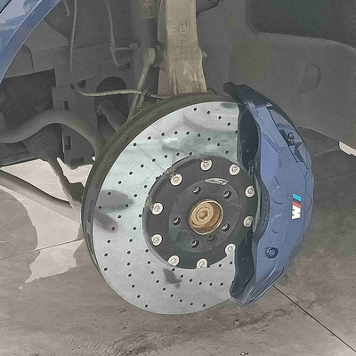 Aluminum BMW X5 Brake Caliper Big Size 10 Piston Calipers 420mm Carbon Ceramic Discs