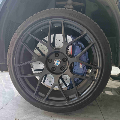 Aluminum BMW X5 Brake Caliper Big Size 10 Piston Calipers 420mm Carbon Ceramic Discs