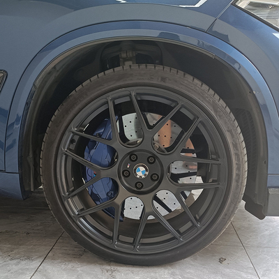 Aluminum BMW X5 Brake Caliper Big Size 10 Piston Calipers 420mm Carbon Ceramic Discs