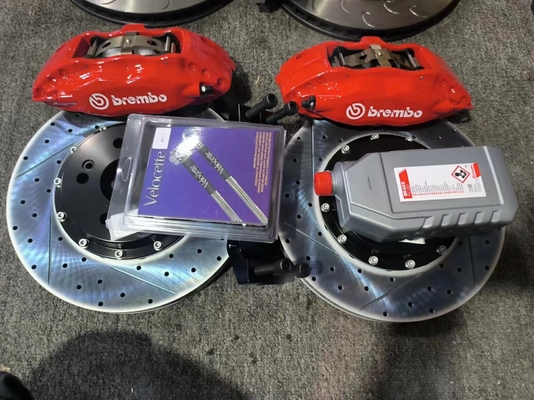 355mm Disc Size 4 Piston Caliper Kits For Brembo F50 / BMW F18 F36 F10 Cars