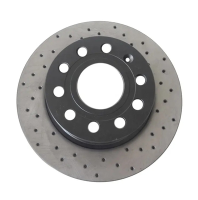 OE 95535140251 Titanium Alloy Car Brake Disc Size 350*34MM Semi Metal Dustless