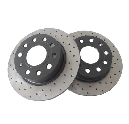 OE 95535140251 Titanium Alloy Car Brake Disc Size 350*34MM Semi Metal Dustless