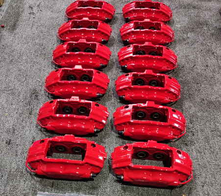 Fit For Brembo F50 4 Pot Car Brake Caliper Kits Semi-Metallic Brake Pad 7mm Thickness