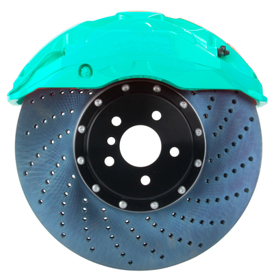 Cross-Drilled Rotors Style Brake Calipers for Improved Heat Dissipation
