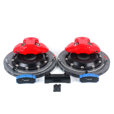 9N Red 380-400mm Brake Disc Auto Parts and Spares 19-20 inch 6-Piston Brake Caliper Rear Wheel