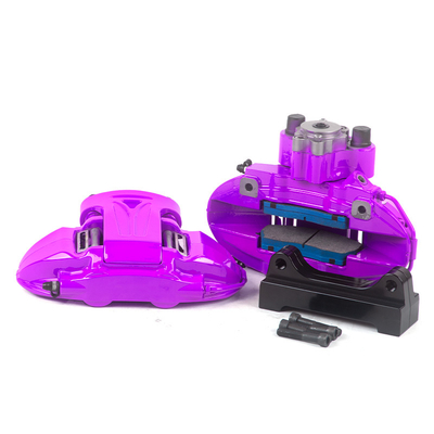 9N Purple Color 380-400mm Brake Disc Auto Parts and Spares 19-20 inch 6-Piston Brake Caliper Rear Wheel