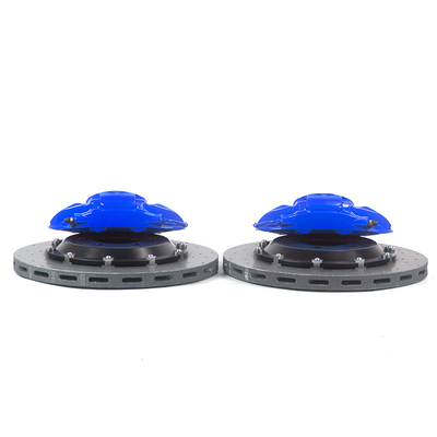 9N Blue Color 380-400mm Brake Disc Auto Parts and Spares 19-20 inch 6-Piston Brake Caliper Rear Wheel