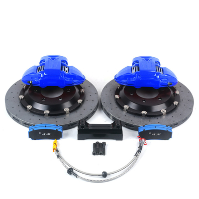 9N Blue Color 380-400mm Brake Disc Auto Parts and Spares 19-20 inch 6-Piston Brake Caliper Rear Wheel