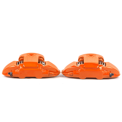 9N Orange Color 380-400mm Brake Disc Auto Parts and Spares 19-20 inch 6-Piston Brake Caliper Rear Wheel